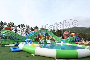 Fun Outdoor Amusement Park Inflatable Water Parks For Adults And Childrens