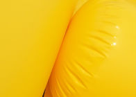 Αστεία κίτρινη διπλή έγκριση CE μουσαμάδων PVC πισινών λιμνών διογκώσιμη