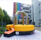 10M κίτρινη διαλογική διογκώσιμη ρευστοποίηση παιχνιδιών PVC καρναβάλι για τον ενήλικο