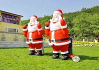 Χτύπημα - επάνω Άγιου Βασίλη μεγάλη Χριστουγέννων διασκέδαση διογκώσιμο Santa κατωφλιών διακοσμήσεων υπαίθρια