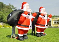 Χτύπημα - επάνω Άγιου Βασίλη μεγάλη Χριστουγέννων διασκέδαση διογκώσιμο Santa κατωφλιών διακοσμήσεων υπαίθρια