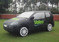 Εξεταστικό χτύπημα συντριβής ταχύτητας διαφήμισης αυτοκινήτων PVC διογκώσιμο - επάνω τρισδιάστατο πρότυπο αυτοκινήτων