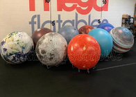 Υπαίθριο διαφήμισης μπαλόνι σφαιρών πλανητών μπαλονιών διογκώσιμο κρεμώντας με το οδηγημένο φως