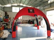 Κόκκινο που διαφημίζει την υπαίθρια σφραγισμένη αέρας διογκώσιμη σκηνή αραχνών με το PVC Tarpauline 0.65mm