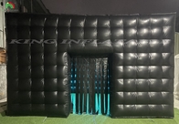 Εμπορική σκηνή νυχτερινών κέντρων φορητή μαύρη φουσκωτή σκηνή νυχτερινών κέντρων εκδηλώσεων σκηνή ενοικίασης για πάρτι