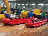 Αλιευτικά σκάφη μυγών κόκκινου χρώματος διογκώσιμα με τις διογκώσιμες βάρκες πακτώνων αλιείας PVC 0.9mm