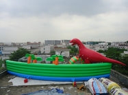 Καταπληκτικά γιγαντιαία πάρκα νερού PVC διογκώσιμα για τα υπαίθρια παιχνίδια 30m θερινού νερού διάμετρος
