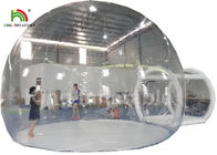 διαφανής διογκώσιμη σκηνή φυσαλίδων διαμέτρων 6m με τη σήραγγα για το υπαίθριο μίσθωμα στρατοπέδευσης