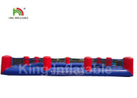χτύπημα μουσαμάδων PVC 8 * 8 * 0.65m - επάνω κόκκινο και μπλε χρώμα πισινών
