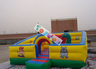 Διογκώσιμες παιδική χαρά παιχνιδιών παιχνιδιού παιδιών/πόλη διασκέδασης με το μουσαμά PVC 0.45mm - 0.55mm