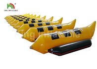 Κίτρινες 3 αλιευτικά σκάφη μυγών καθισμάτων εμπορικού βαθμού διογκώσιμες/βάρκα μπανανών ρυμουλκήσιμη