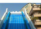 Πλάτους γκρίζες μπλε διογκώσιμες ξηρές φωτογραφικών διαφανειών αδιάβροχες σκάλες αναρρίχησης μουσαμάδων διπλές
