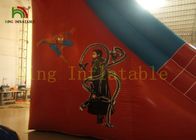 Κόκκινο αραχνών σπίτι αναπήδησης φωτογραφικών διαφανειών ατόμων μεγάλο διογκώσιμο ξηρό με το μουσαμά PVC