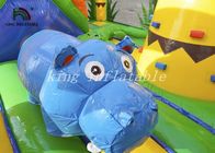 διογκώσιμη εμπορική παιδική χαρά Combo σπιτιών αναπήδησης μουσαμάδων PVC 0.55mm