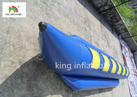 6 μπλε διογκώσιμος μουσαμάς PVC βαρκών νερού αλιευτικών σκαφών μυγών καθισμάτων