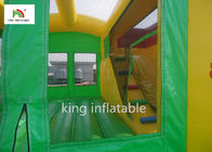 Ζωηρόχρωμο διογκώσιμο άλμα Castle διασκέδασης με τη φωτογραφική διαφάνεια για τον ανεμιστήρα CE της Οξφόρδης μικρών παιδιών