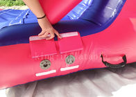 Κόκκινο χρώμα διογκώσιμη σειρά μαθημάτων εμποδίων νερού αθλητικών παιχνιδιών μουσαμάδων PVC 0,9 χιλ.