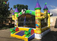 Κίτρινο υπαίθριο διογκώσιμο άλμα Castle παιδικών χαρών για τα παιδιά/εσωτερικό Bouncy Castle
