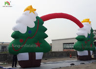 EN14960 διογκώσιμο χτύπημα προϊόντων 11*5 μ διαφήμισης - επάνω αψίδες Santa χριστουγεννιάτικων δέντρων