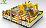 10 μ Χ Forklift λούνα παρκ 8 μ κίτρινο διογκώσιμο σπίτι αναπήδησης αλτών θέματος για το κόμμα παιδιών