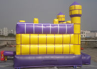 Τετραγωνικό διογκώσιμο άλμα Castle μορφής/εμπορικό κάστρο Bouncy μουσαμάδων PVC