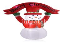 Υπαίθριος χιονάνθρωπος διακοπών 10 μ διογκώσιμος προϊόντων Χριστουγέννων φγμένος αέρας