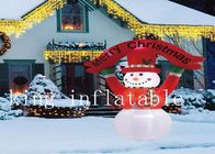 Υπαίθριος χιονάνθρωπος διακοπών 10 μ διογκώσιμος προϊόντων Χριστουγέννων φγμένος αέρας