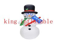 Προσαρμοσμένα διογκώσιμα προϊόντα 6ft Χριστουγέννων τρέμοντας χιονάνθρωπος