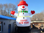210D Οξφόρδη 3m διογκώσιμος χιονάνθρωπος κατωφλιών προϊόντων Χριστουγέννων