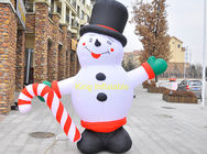 210D Οξφόρδη 3m διογκώσιμος χιονάνθρωπος κατωφλιών προϊόντων Χριστουγέννων