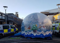 το διογκώσιμο μπαλόνι σφαιρών χιονιού μουσαμάδων PVC 3m για παίρνει τις φωτογραφίες