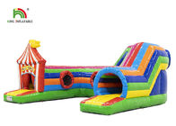 διογκώσιμο κάστρο bouncy PVC 0.55mm Πλάτωνας με τη φωτογραφική διαφάνεια για το ενοίκιο κόμματος