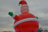 Γιγαντιαία διογκώσιμα μπαλόνια ηλίου Χριστουγέννων συνήθειας για έξω τη διαφήμιση πορτών