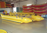 Διπλή ή ενιαία βάρκα μπανανών γραμμών διογκώσιμη/βάρκα μορφής μπανανών με τη μηχανή για το ρεύμα Rafting