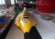 Διπλή ή ενιαία βάρκα μπανανών γραμμών διογκώσιμη/βάρκα μορφής μπανανών με τη μηχανή για το ρεύμα Rafting