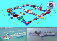 2000M2 διογκώσιμα πάρκα νερού περιοχής νερού, αθλητικά παιχνίδια θαλάσσιου νερού διασκέδασης