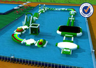 2000M2 διογκώσιμα πάρκα νερού περιοχής νερού, αθλητικά παιχνίδια θαλάσσιου νερού διασκέδασης