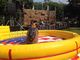 Outdoor Playground Inflatable Bull Pool Ride On Electric Bull With 0.55mm PVC Tarpaulin