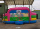 Inflatable obstacle course combo with bouncer , Colorful Kids Fun city
