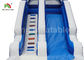 Custom White 6 * 4m Big Inflatable Water Pool Slide For Commercial