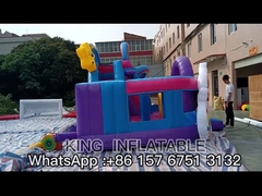 Διογκώσιμο σπίτι αναπήδησης Bouncy Castle υπαίθριο εμπορικό για τα παιδιά