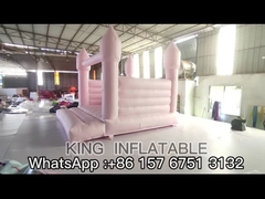 Ρόδινο διογκώσιμο άλμα Bpuncer δεξίωσης γάμου Bouncy Castle