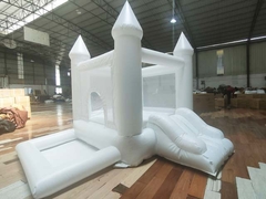 Λευκός μίνι διογκώσιμος οίκος Bouncy Castle γιορτής γενεθλίων παιδιών ψευτοπαλλικαράδων υπαίθριος εσωτερικός
