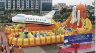 Μεγάλη PVC μουσαμάδων συνήθεια πάρκων νερού παιδιών πόλεων διασκέδασης αεροπλάνων πρότυπη διογκώσιμη