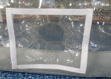 Σαφής PVC διπλή σκηνή 8m φυσαλίδων στρωμάτων διογκώσιμη έκθεση διαμέτρων