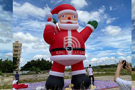Giant Inflatable Christmas Santa Claus 6m 8m 10m Εμπορική διαφήμιση σε εξωτερικό χώρο
