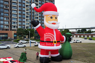 Φουσκωτές χριστουγεννιάτικες διακοσμήσεις 20 ποδιών 26 ποδιών 33 ποδιών Blow Up Santa