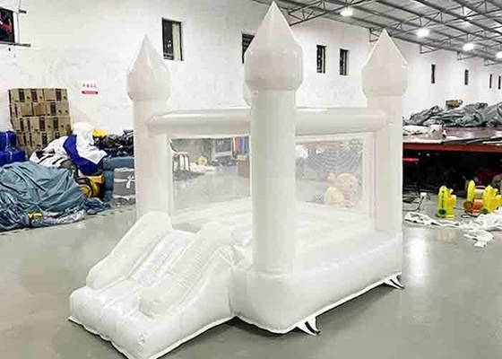 Λευκός μίνι διογκώσιμος οίκος Bouncy Castle γιορτής γενεθλίων παιδιών ψευτοπαλλικαράδων υπαίθριος εσωτερικός