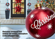 Καλά Χριστούγεννα Blow Up Μπαλόνι Στολίδια Διακόσμηση αυλής Μεγάλες φουσκωτές μπάλες εξωτερικού χώρου PVC