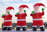 Γιγαντιαία φουσκωτή χριστουγεννιάτικη διακόσμηση για την αυλή του Άγιου Βασίλη Blow Up Santa Inflatables